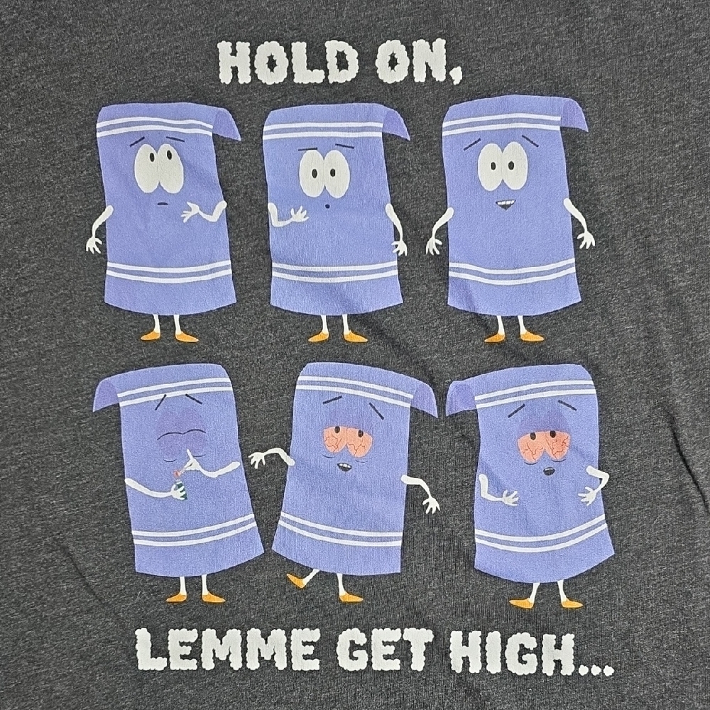 Comedy Central | South Park Towlie "Hold On.. Lemme Get High.." Graphic Tee